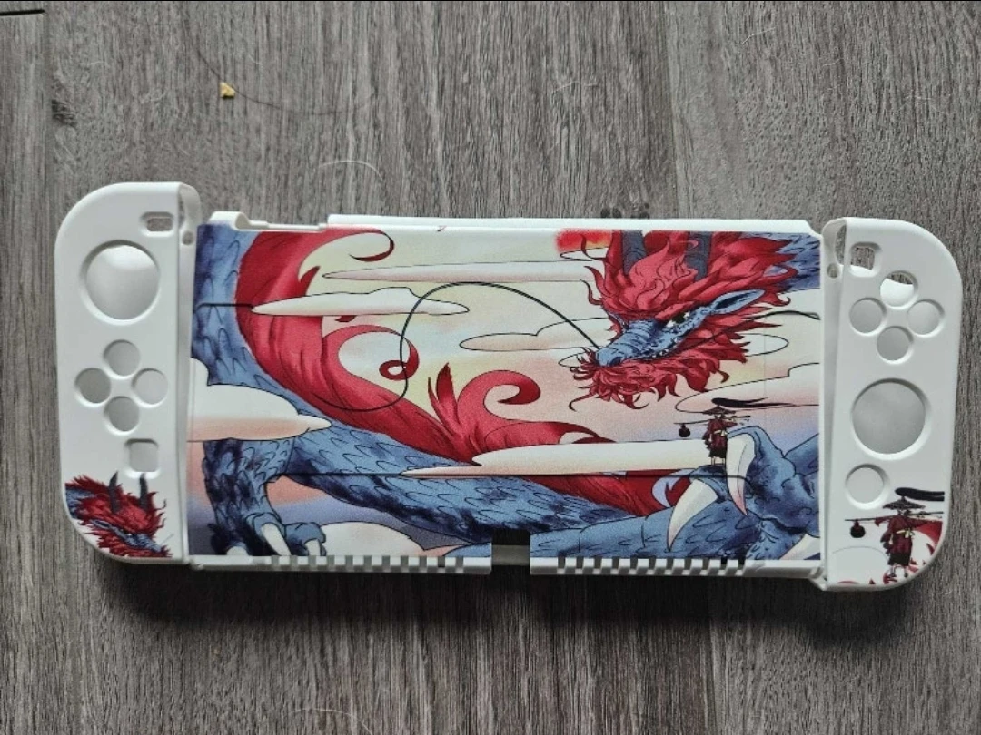 Nintendo Switch OLED joy-con and console covers