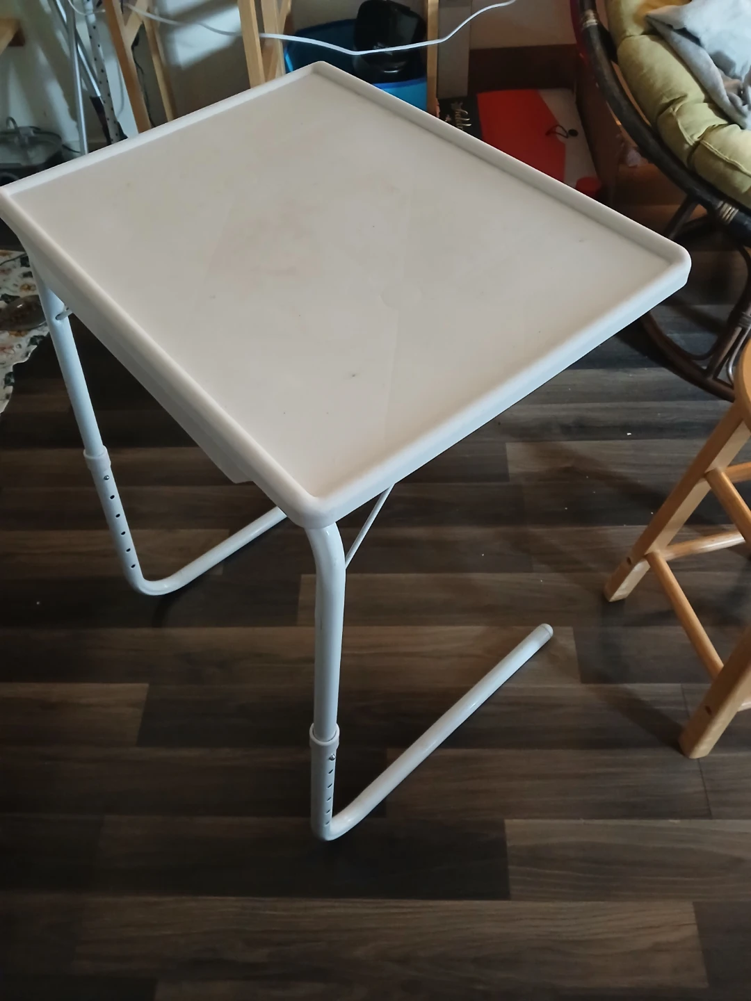 Adjustable Height TV Tray Table