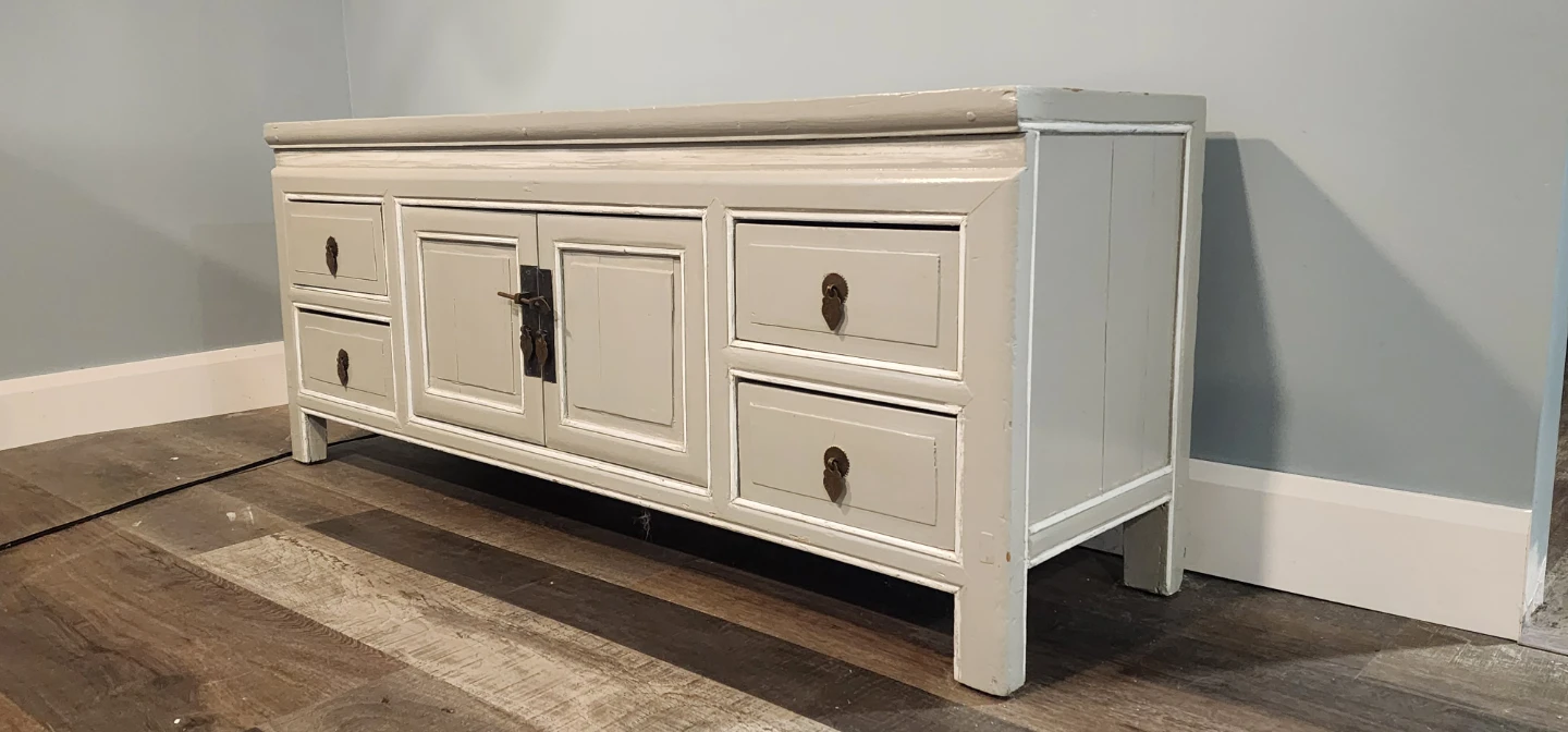 Grey Console Table / Cabinet - photo 2