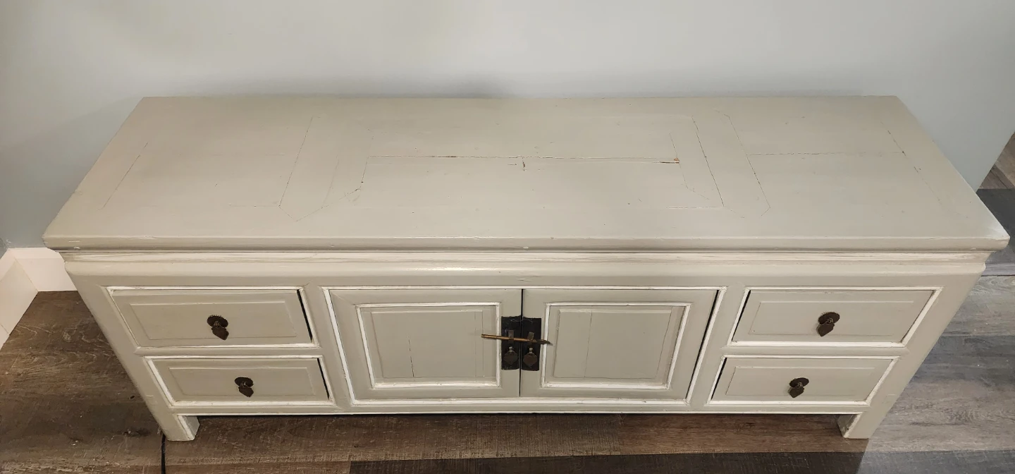 Grey Console Table / Cabinet - photo 3