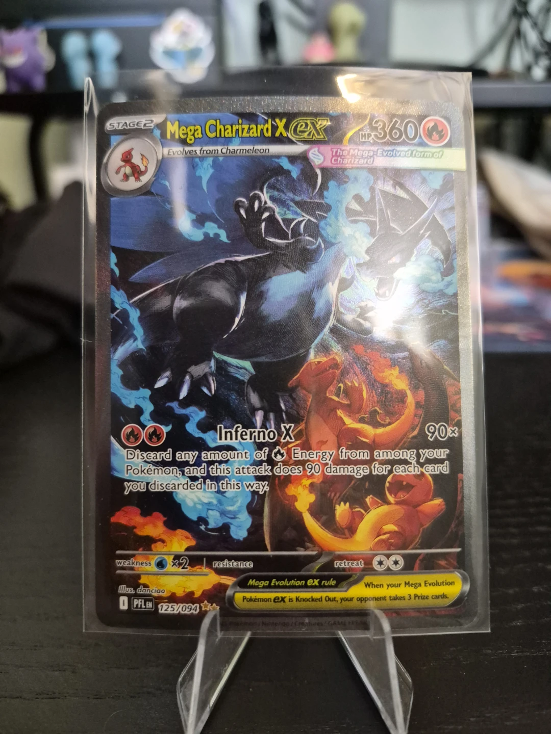 Mega Charizard EX SIR  125/094 NM PACK FRESH