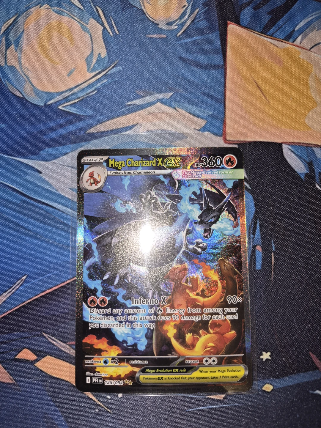 Mega Charizard EX SIR  125/094 NM PACK FRESH - photo 2