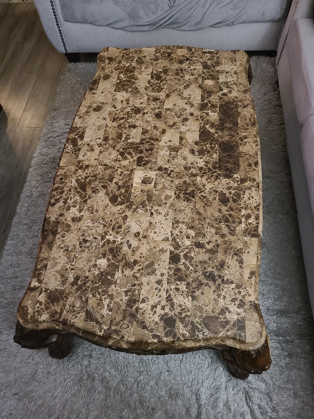Coffe table & couch side table: living room set
