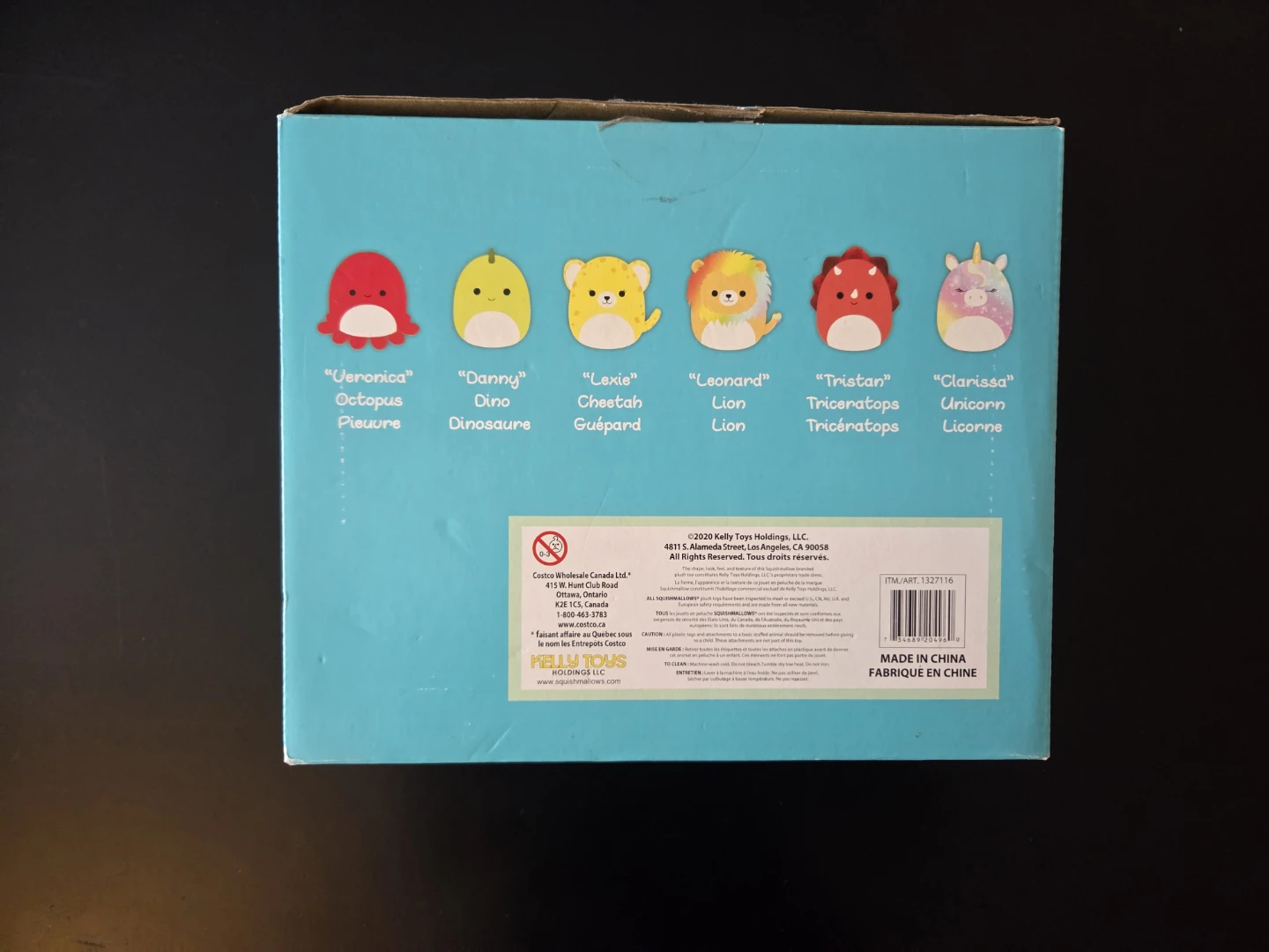 Original Squishmallows 6 Pack Holiday Plush Ornament Set - photo 2