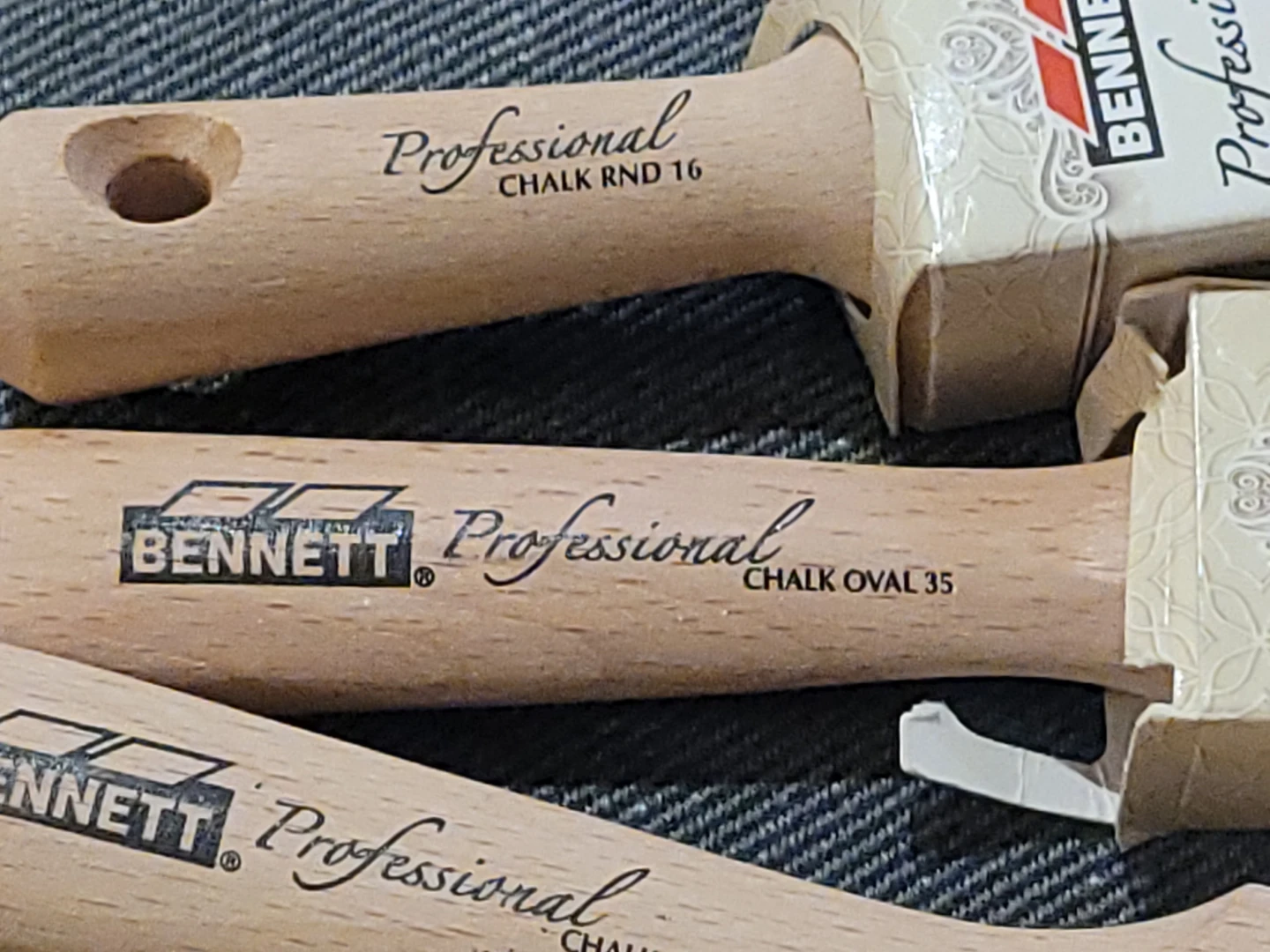 Bennett Professional Chalk Paint & Wax Brushes (3 Sizes) - photo 2