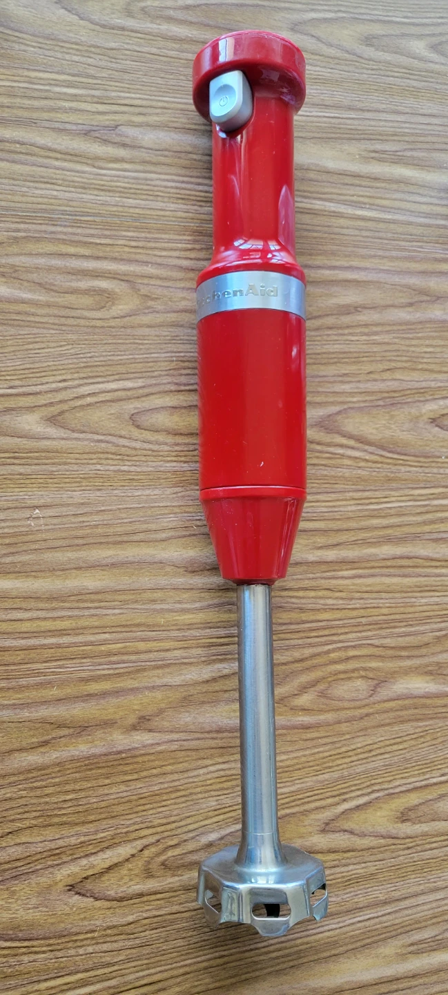 KitchenAid Red Immersion Blender with Cup and Charger - photo 2