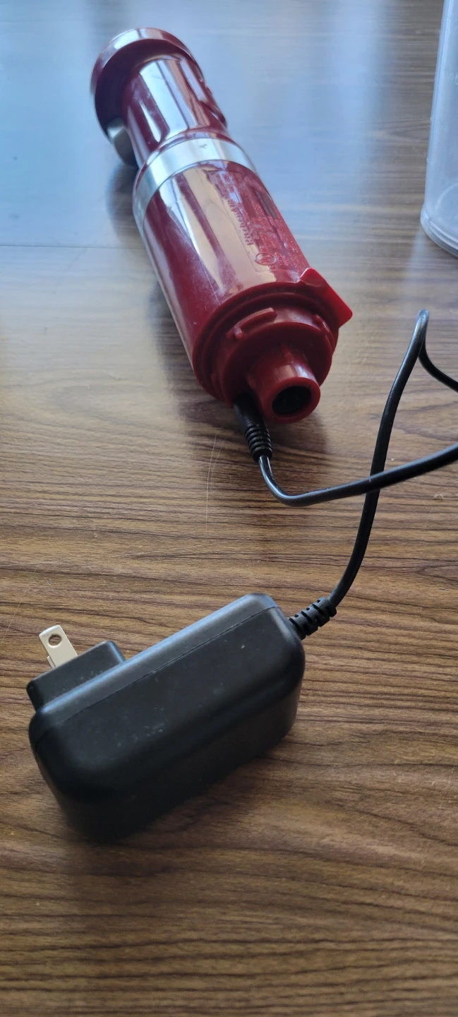 KitchenAid Red Immersion Blender with Cup and Charger - photo 3