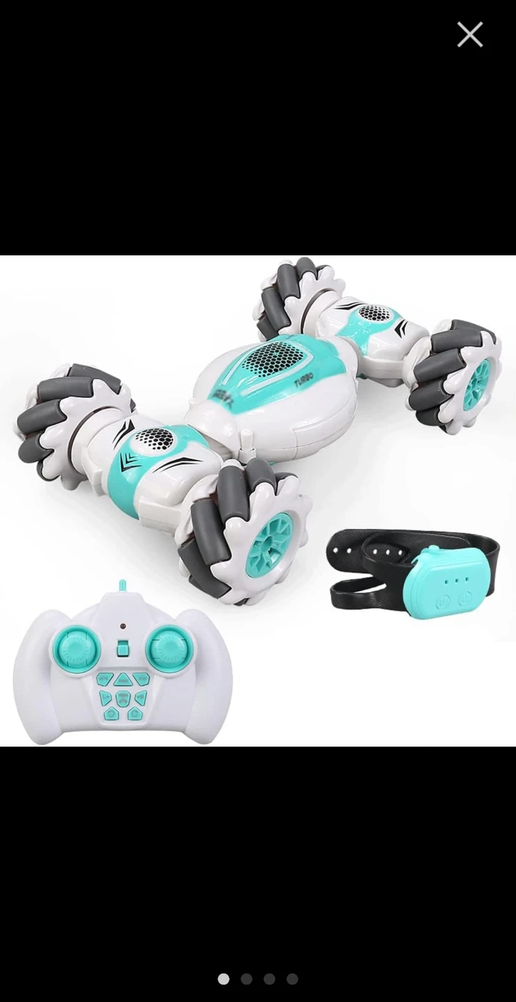 RC Stunt Car with Remote Control and Wristband