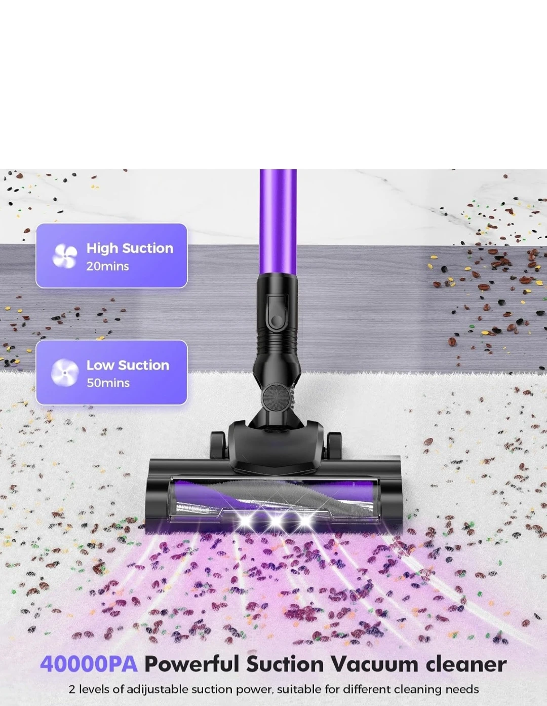 YKYI Cordless Vacuum Cleaner - Powerful Suction - photo 4
