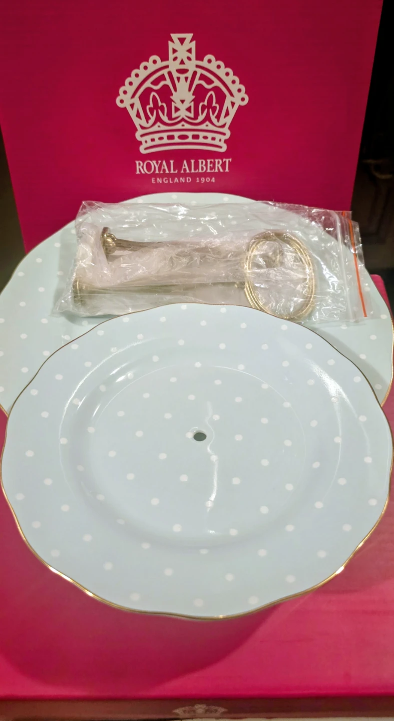 Royal Albert Polka Rose 2-Tier Cake Stand - photo 2