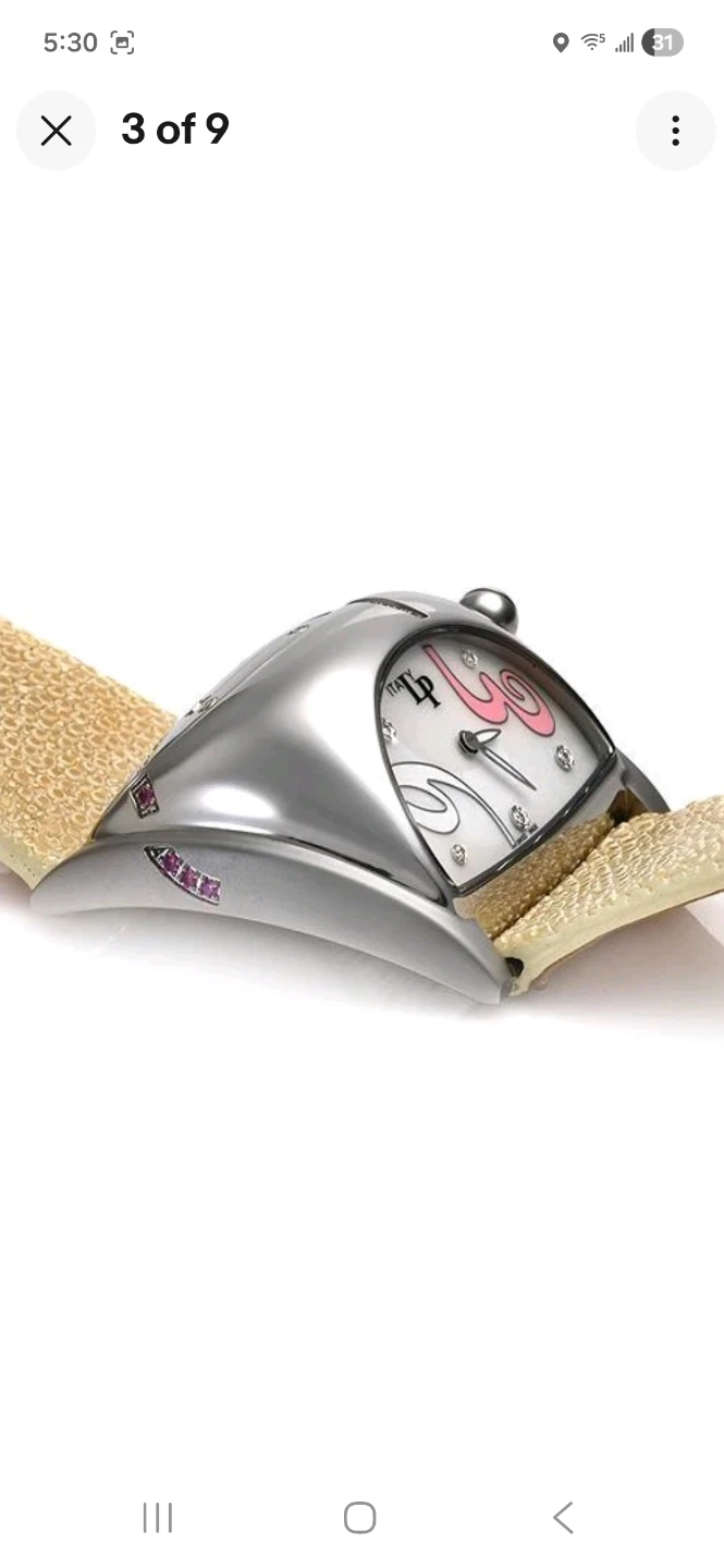 Lucien Piccard Women's Watch with Diamonds and Pink Sapphires - photo 3