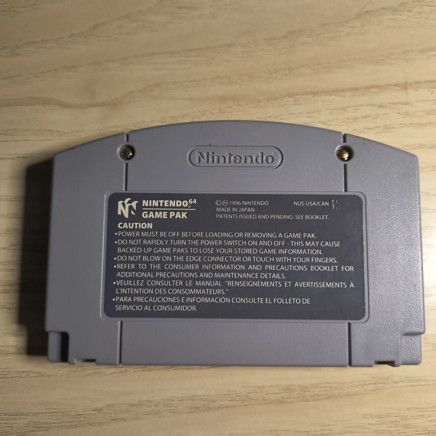 Nintendo 64 Super Mario 64 Game Cartridge - photo 2