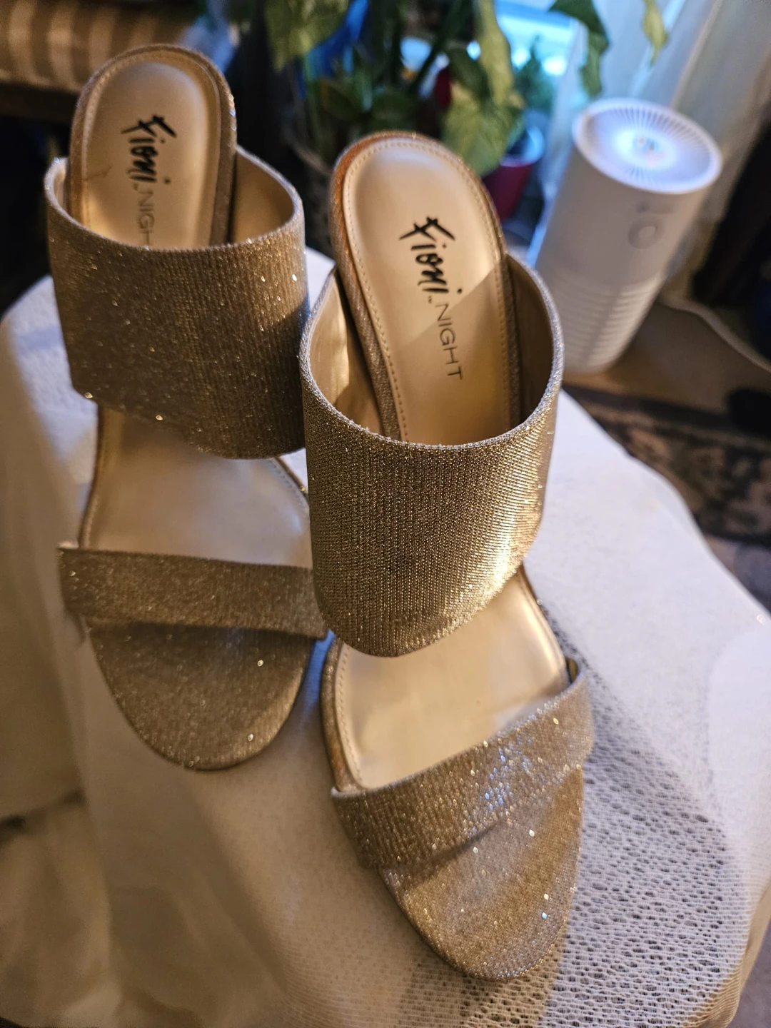 Fioni Night Glitter Heels - Size 10