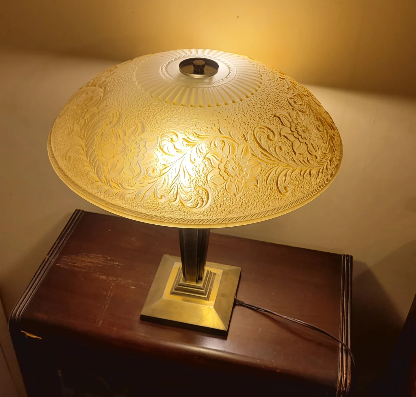 French Art Deco Table Lamp - photo 4