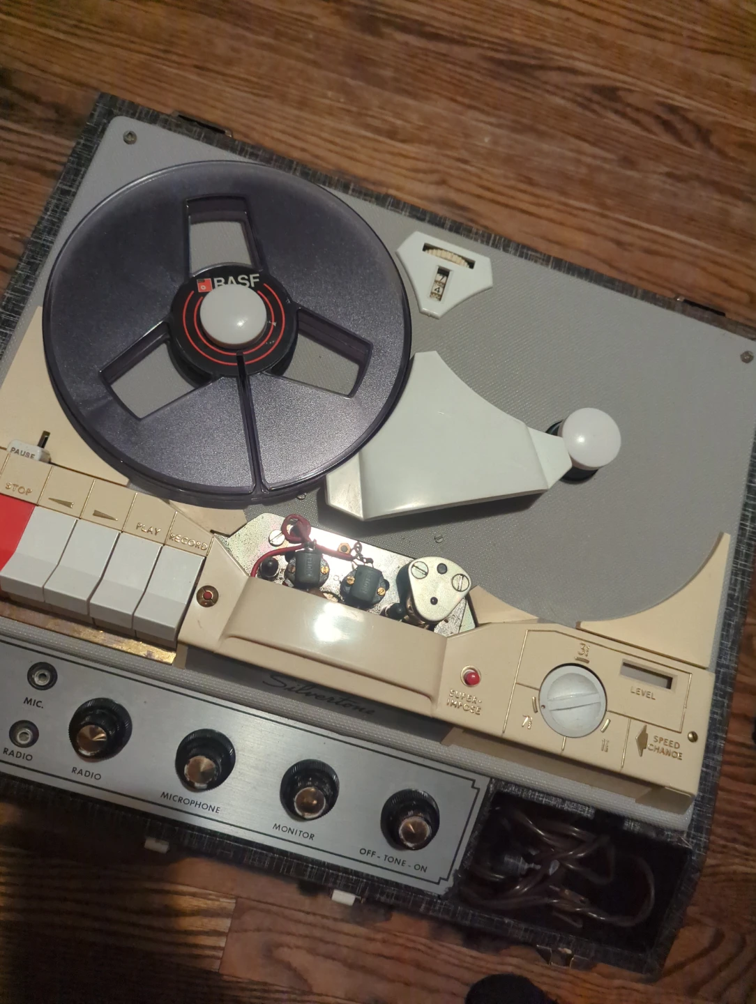 Silvertone Reel-to-Reel Tape Recorder