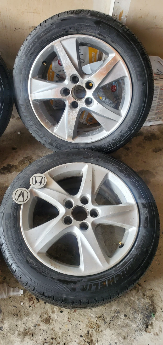 Acura TSX Wheels Michelin Primacy MXV4 Tires - photo 2