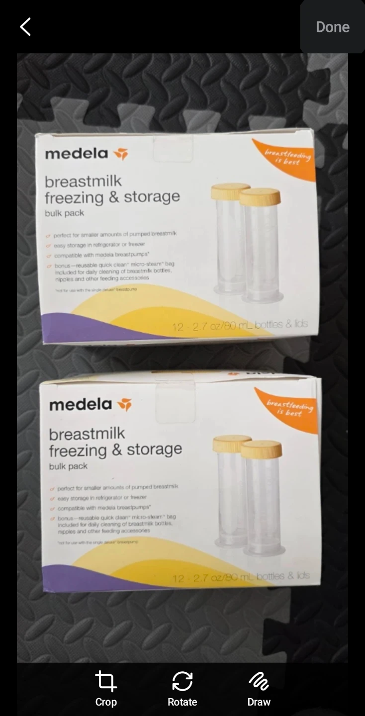 Medela Breastmilk Freezing & Storage Bulk Pack Bottles & Lids - photo 3