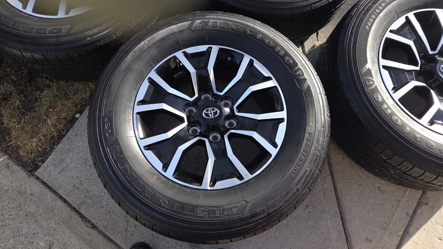 Set of 4 Toyota Tacoma TRD Off Road Wheels and Tires - photo 2