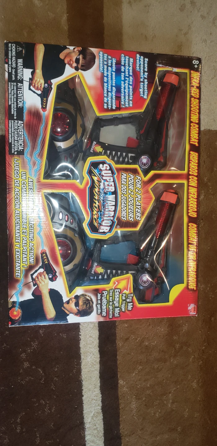 Rare vintage super Warrior ninja force laser tag brand new