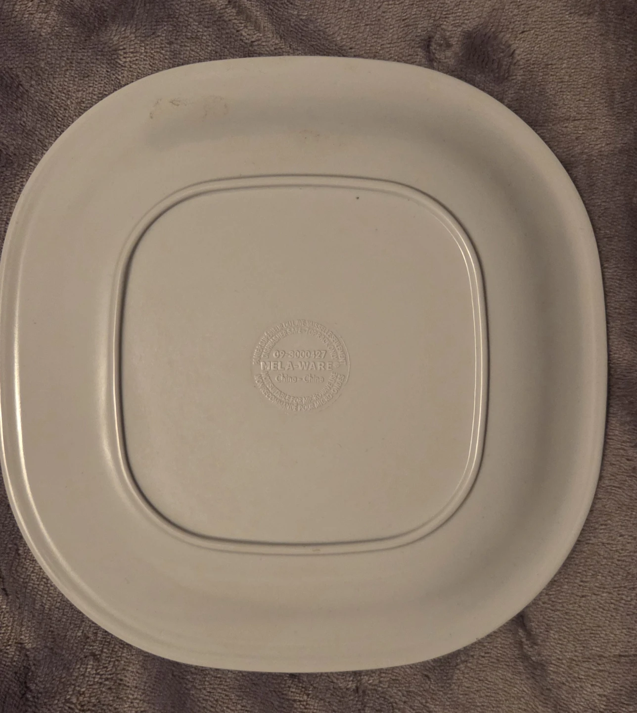 🧤🥕Mela-Ware Christmas Snowman Plate - photo 2