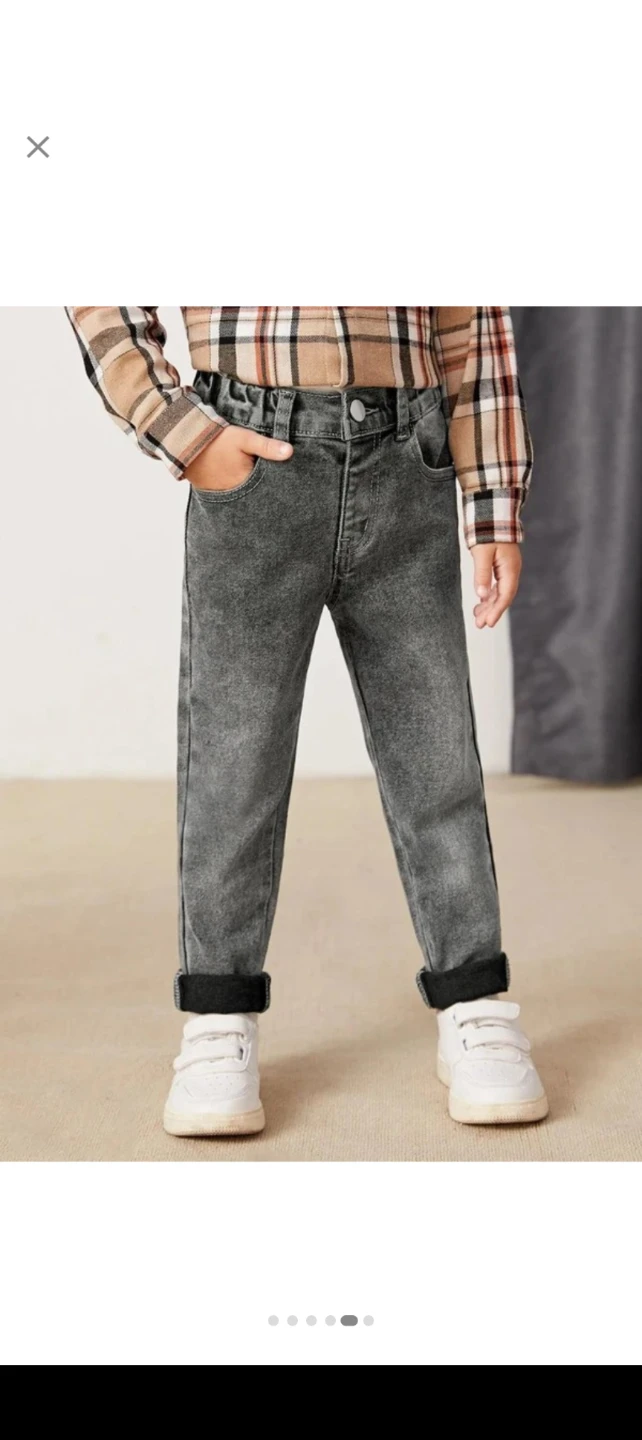 Boys Charcoal Grey Jeans - photo 4