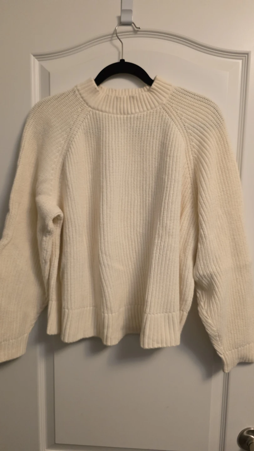 Old Navy Cream Knit Sweater