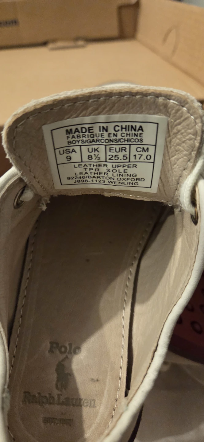 Polo Ralph Lauren Boys Chukka Boots - Size 9