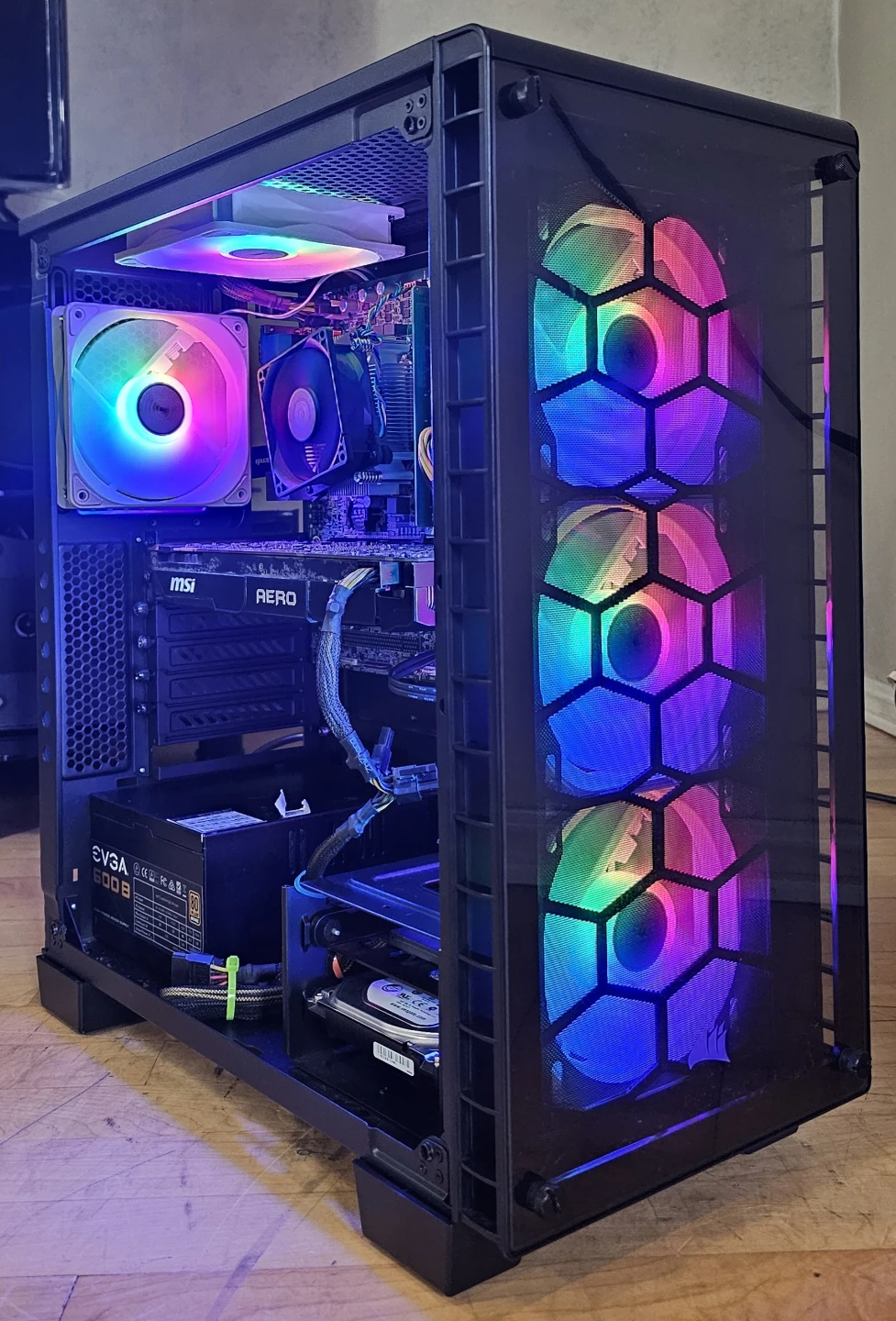 🎮 High-Performance RGB Gaming PC – Intel i5-7400 | MSI GTX 1070