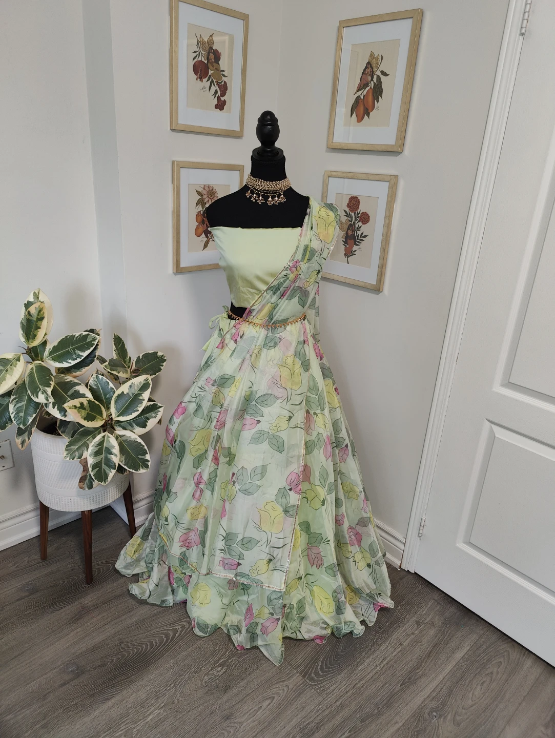 🥕Women's Floral Print Lehenga Choli Set🥕 - photo 4