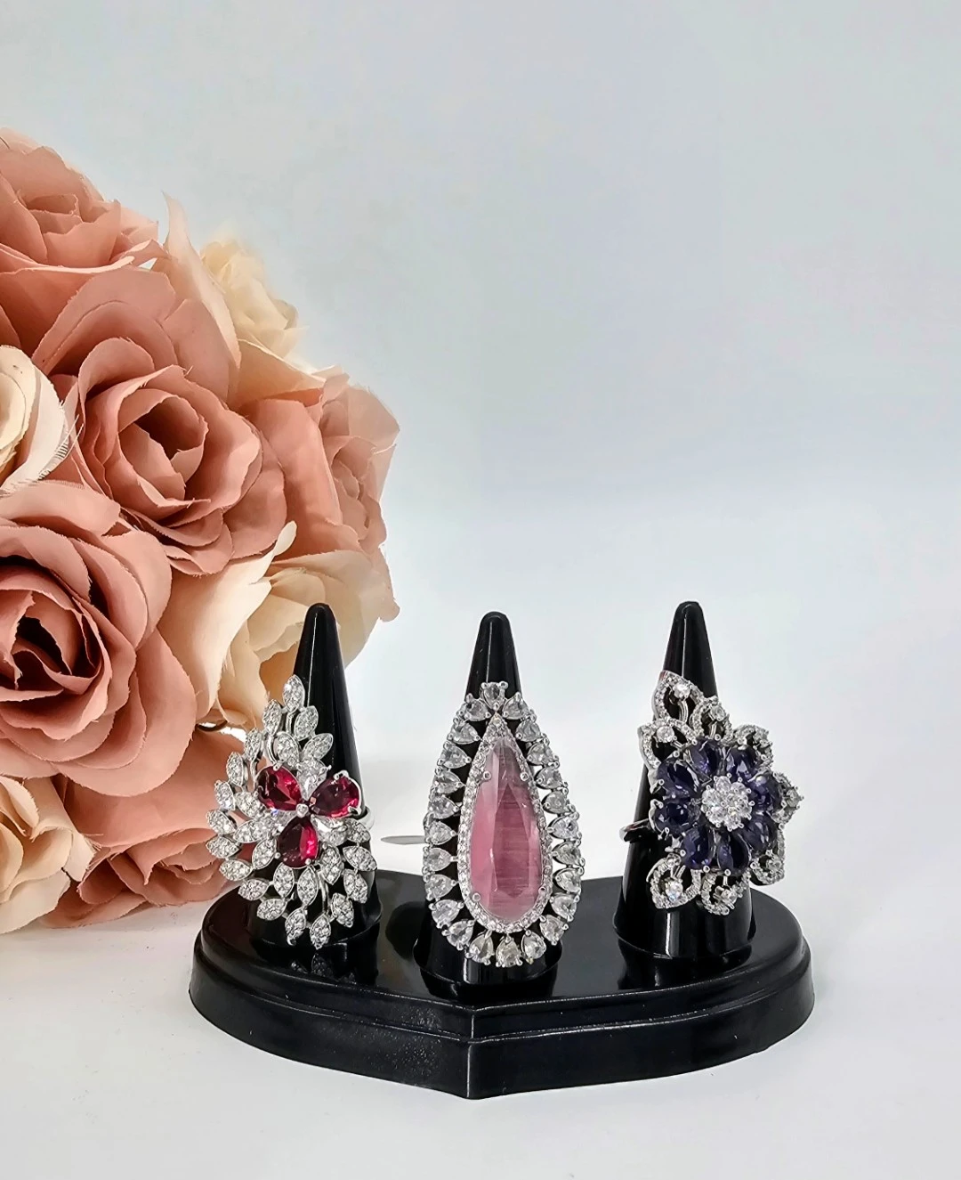 American Diamond adjustable Rings - photo 3