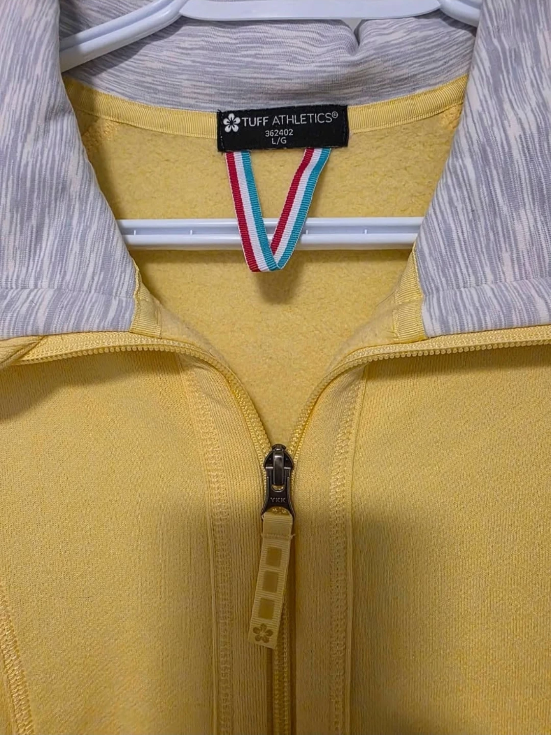 Tuff Athletics Yellow Full Zip Jacket size Large - photo 2