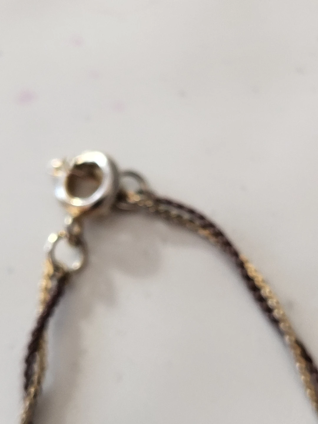Two-tone delicate chain necklace - photo 3