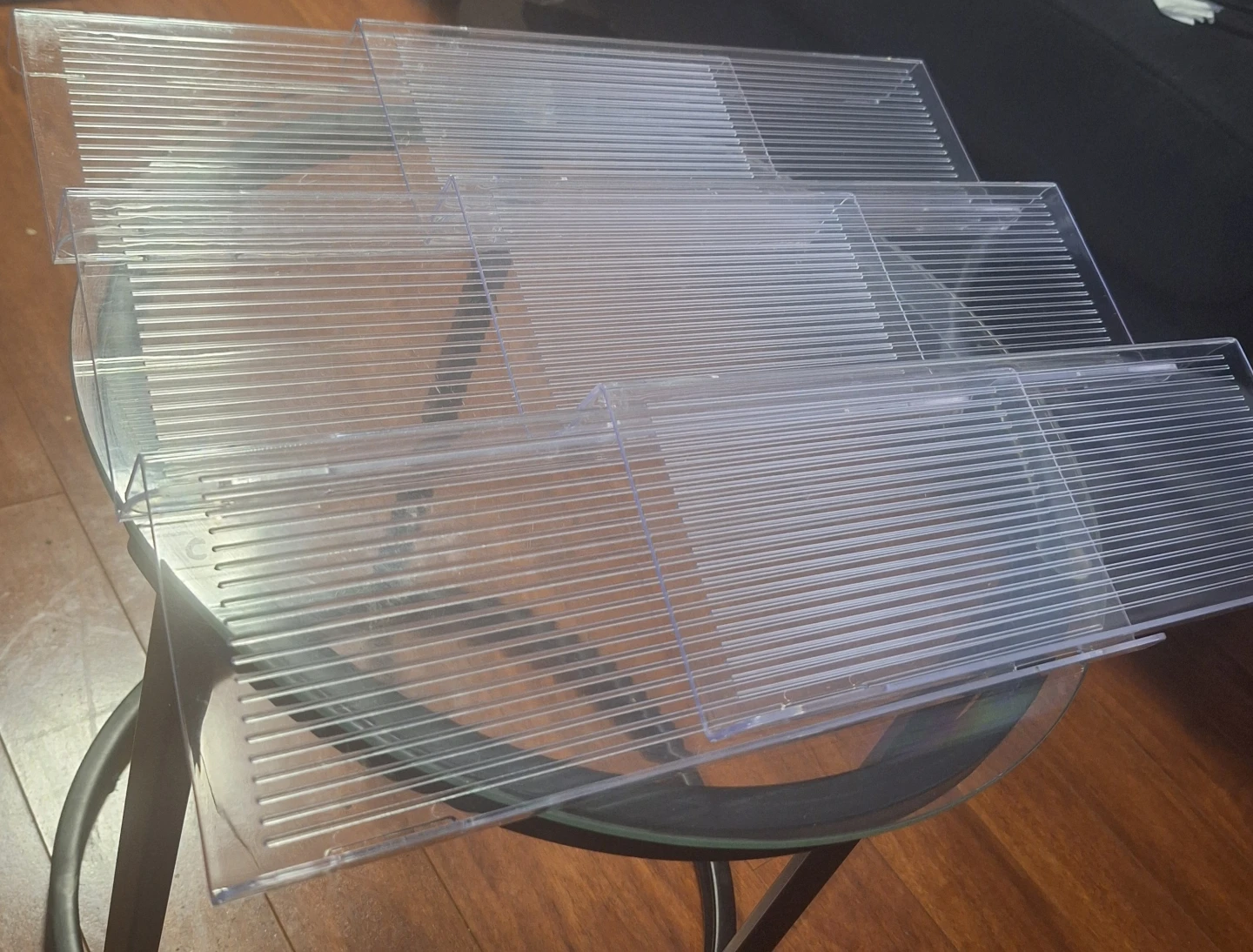 Clear Plastic Display/ Spice Drawer Organizers (Set of 8)