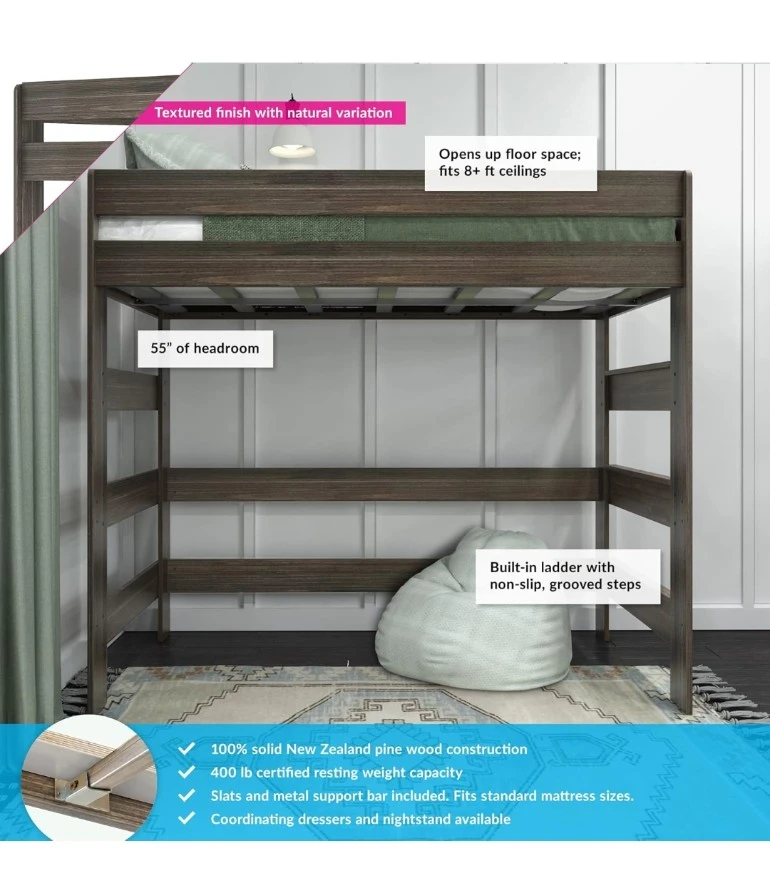 Solid Wood Loft Bed - Brand New in Box - photo 2