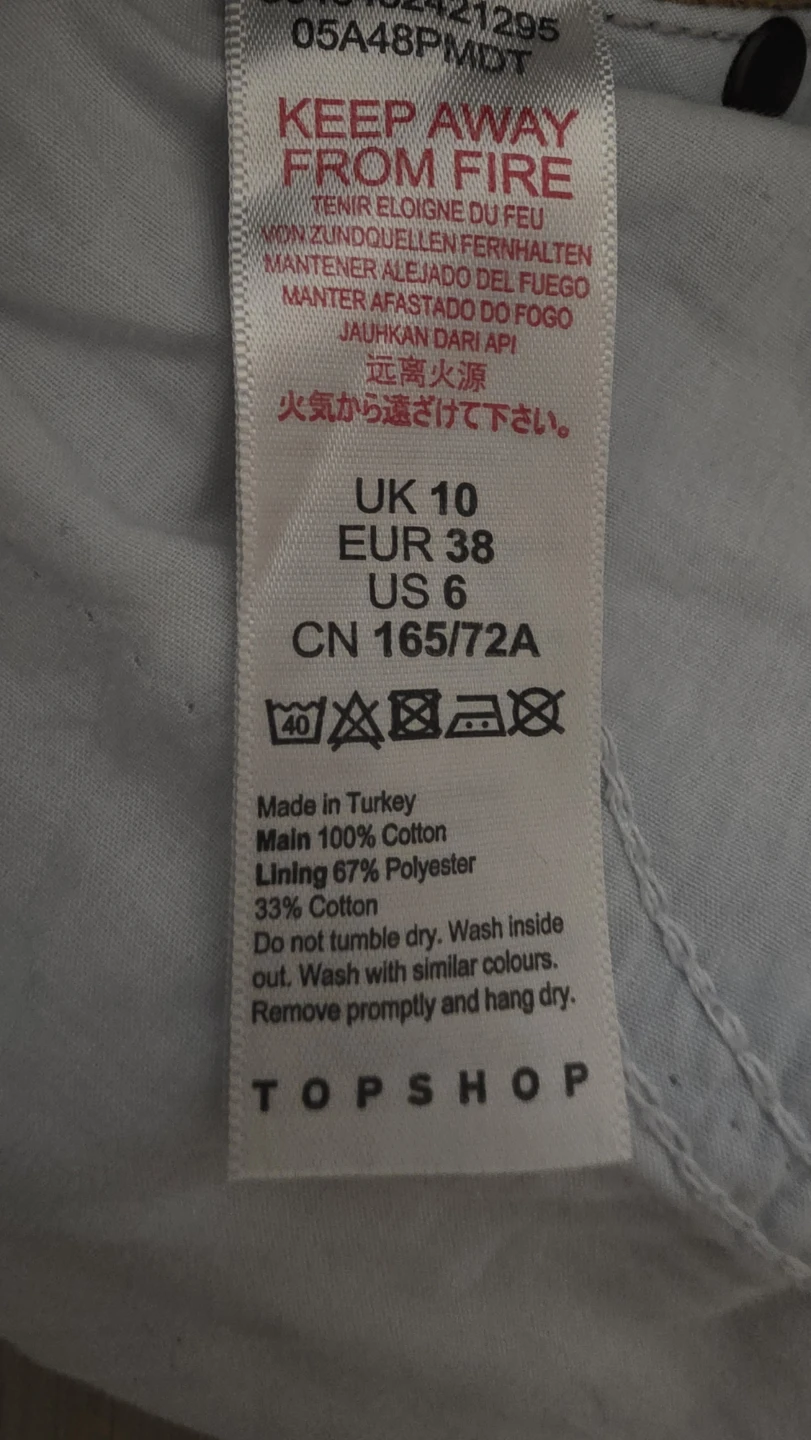 Womens Topshop Denim Shorts - photo 3