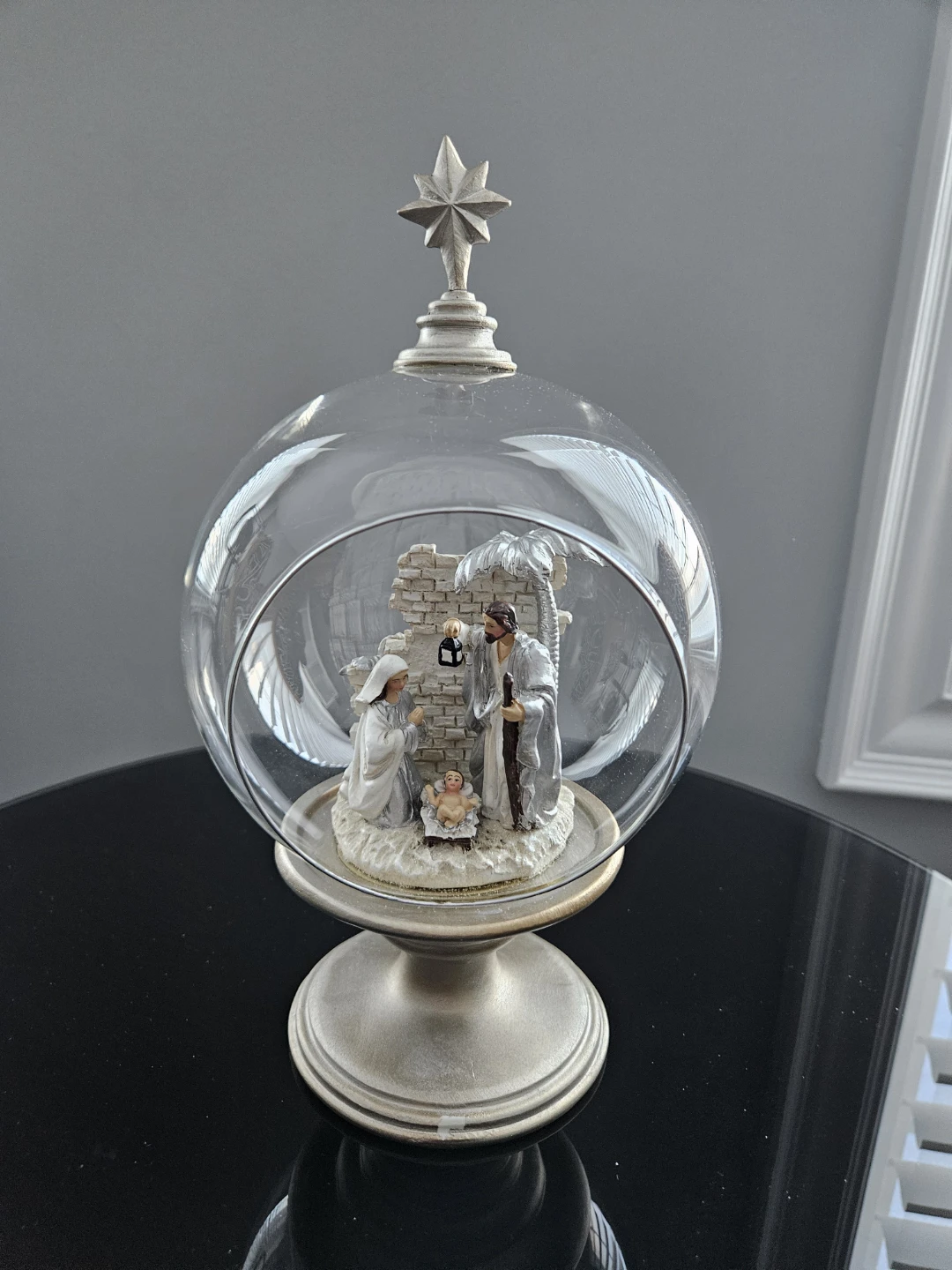 Dome Enclosed Nativity Scene
