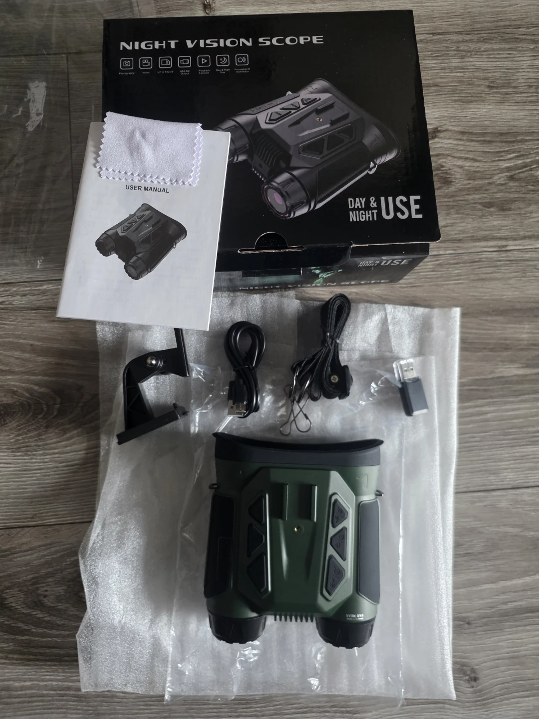 Full 4K Night Vision Set.Free 128GB card & Free15x25 binoculars - photo 5