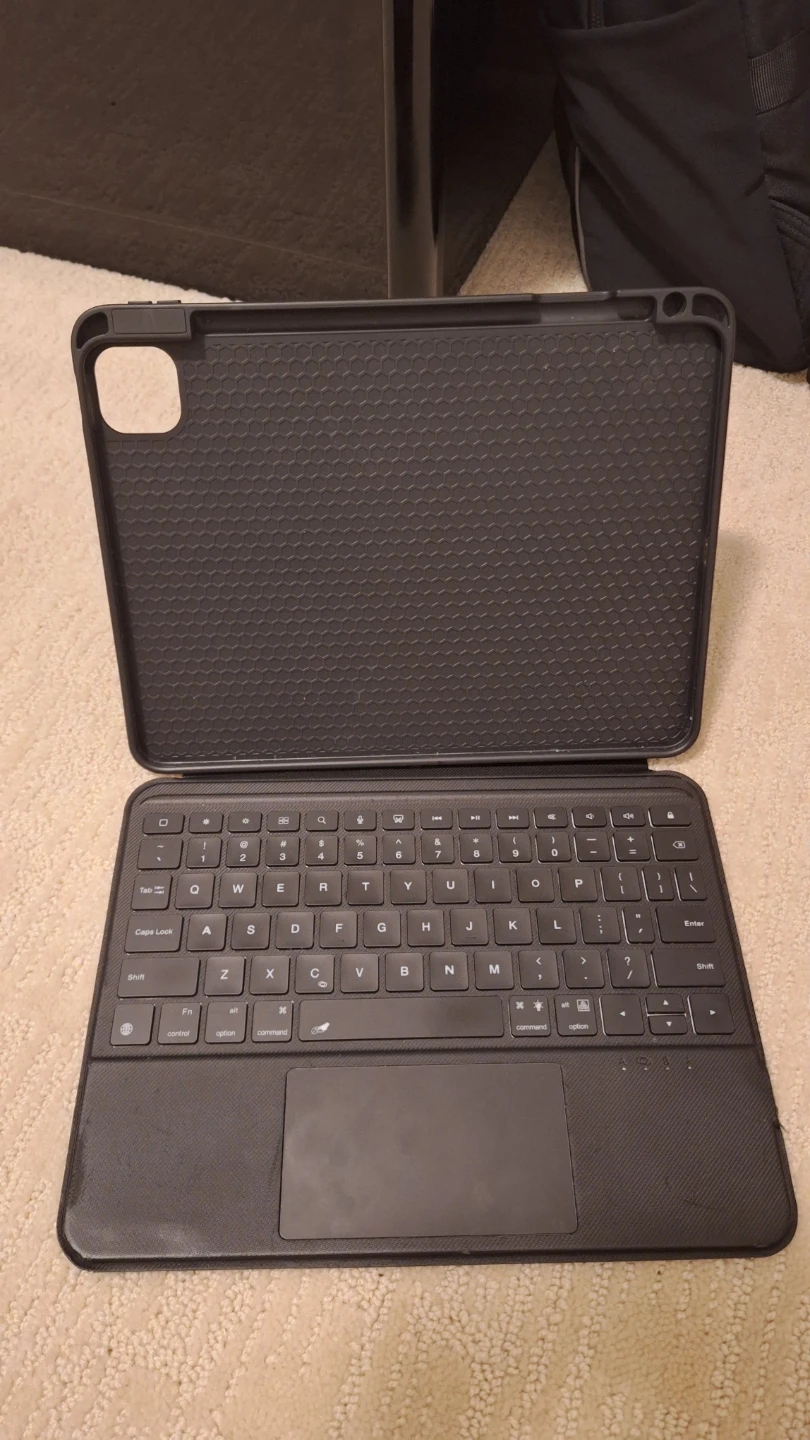 Black Folio Keyboard Case with Trackpad