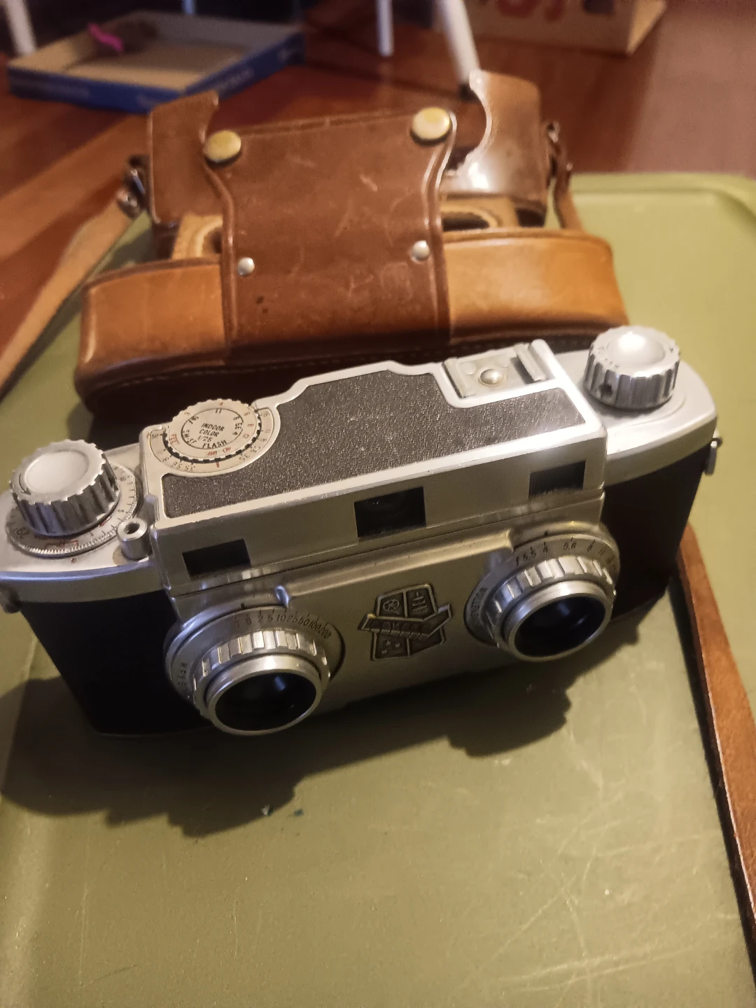 Revere Stereo 33 3D Camera with Leather Case - photo 3