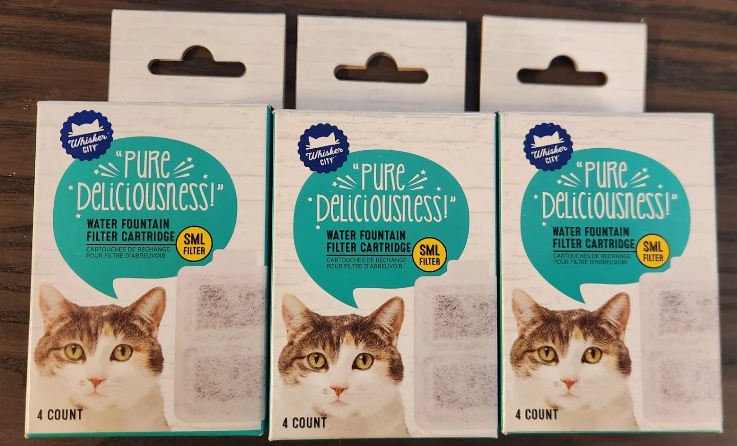 Whisker City Small Water Fountain Filter Cartridges - 3 boxes