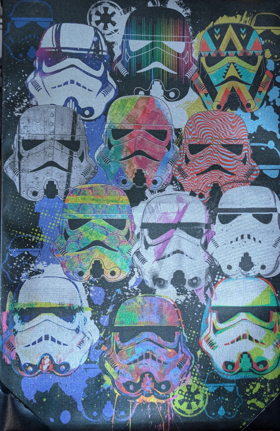 Star Wars Stormtrooper Helmets Art Print