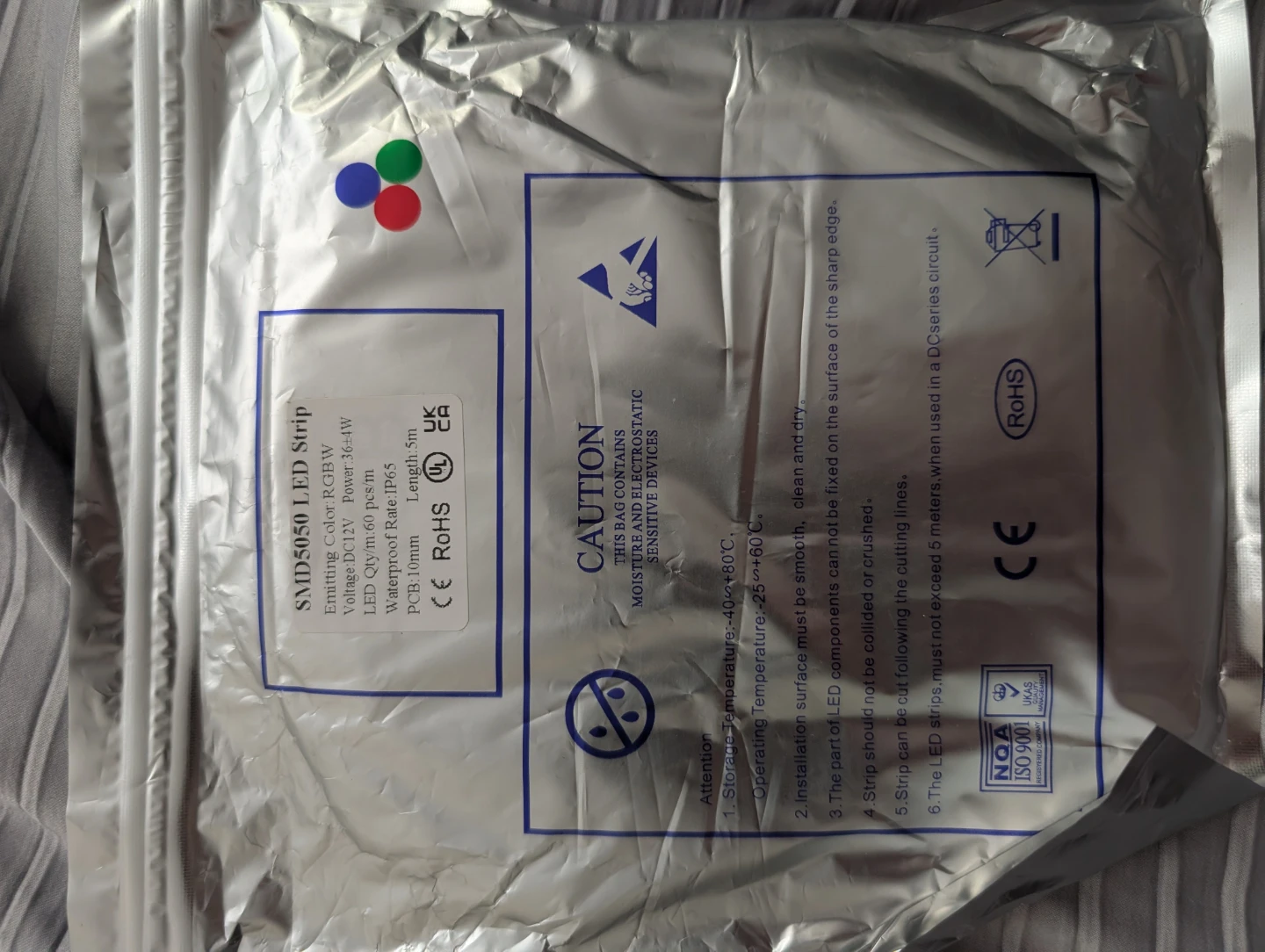 SMD5050 RGBW LED Strip - 5m - Brand New - photo 2