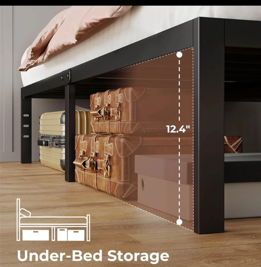 California King Size Bed Frame with USB Ports - photo 4