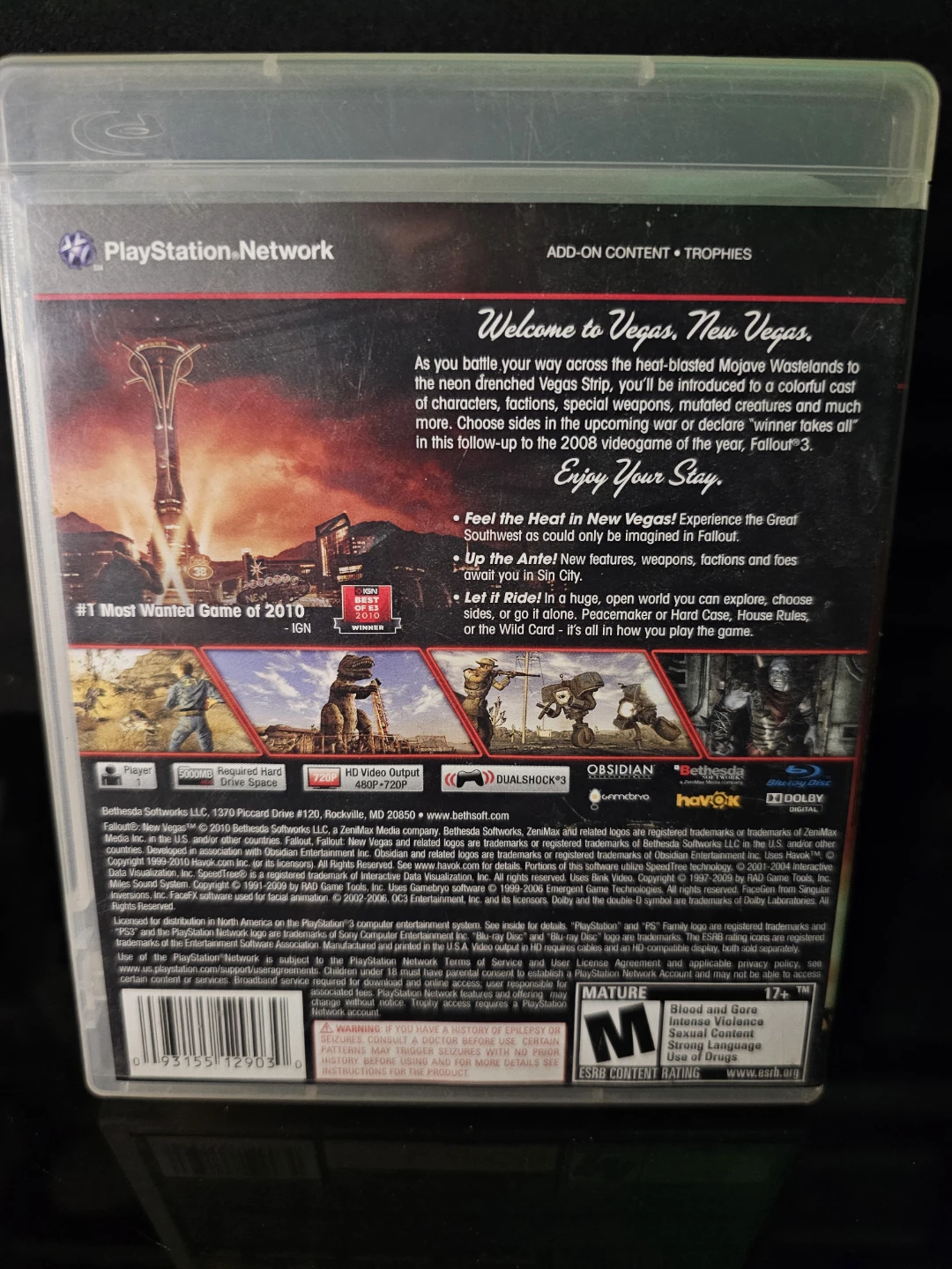 Fallout: New Vegas - PlayStation 3 PS3 Game - photo 2