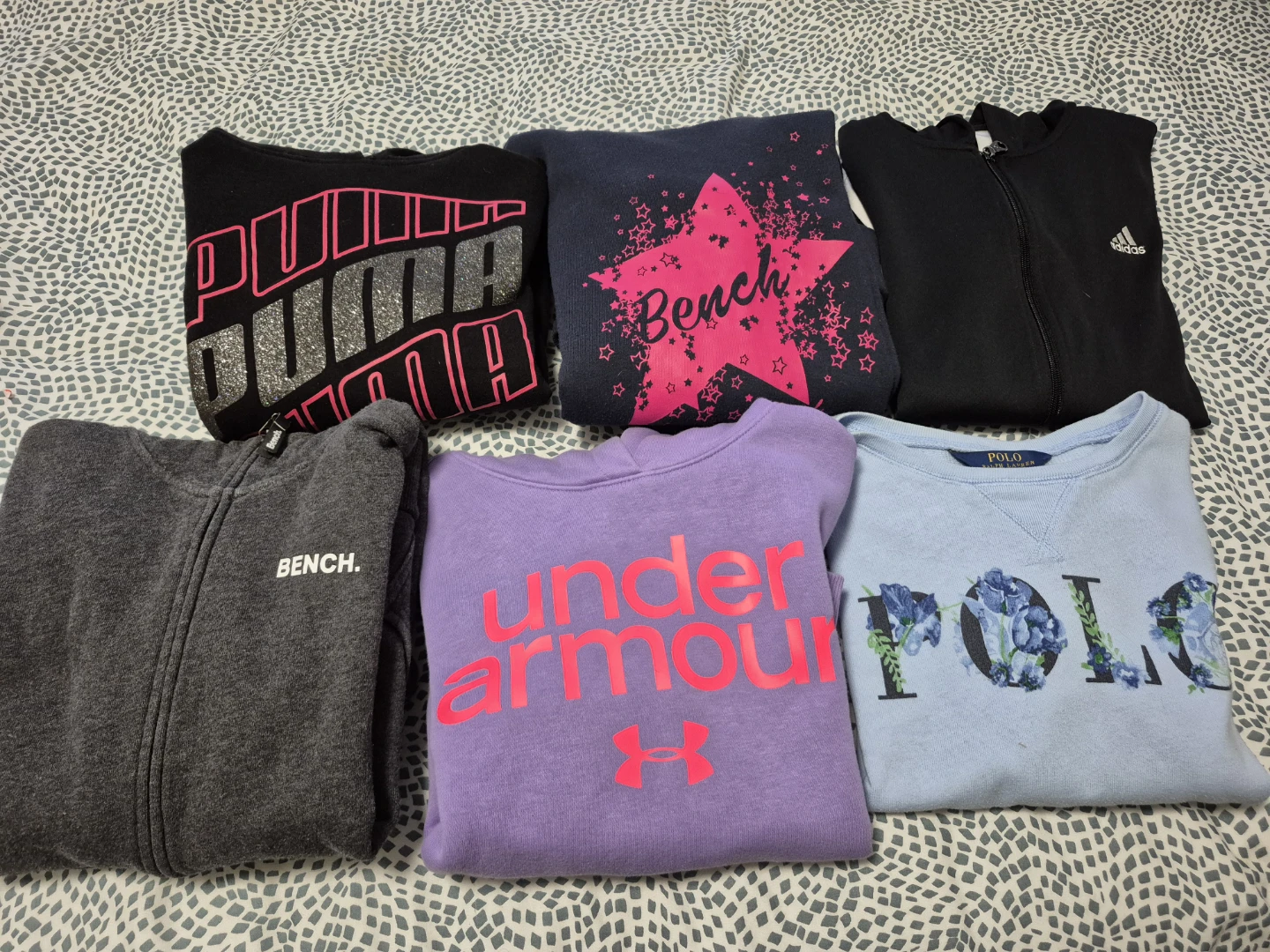 Bundle of  Girl Hoodies Size 12/14