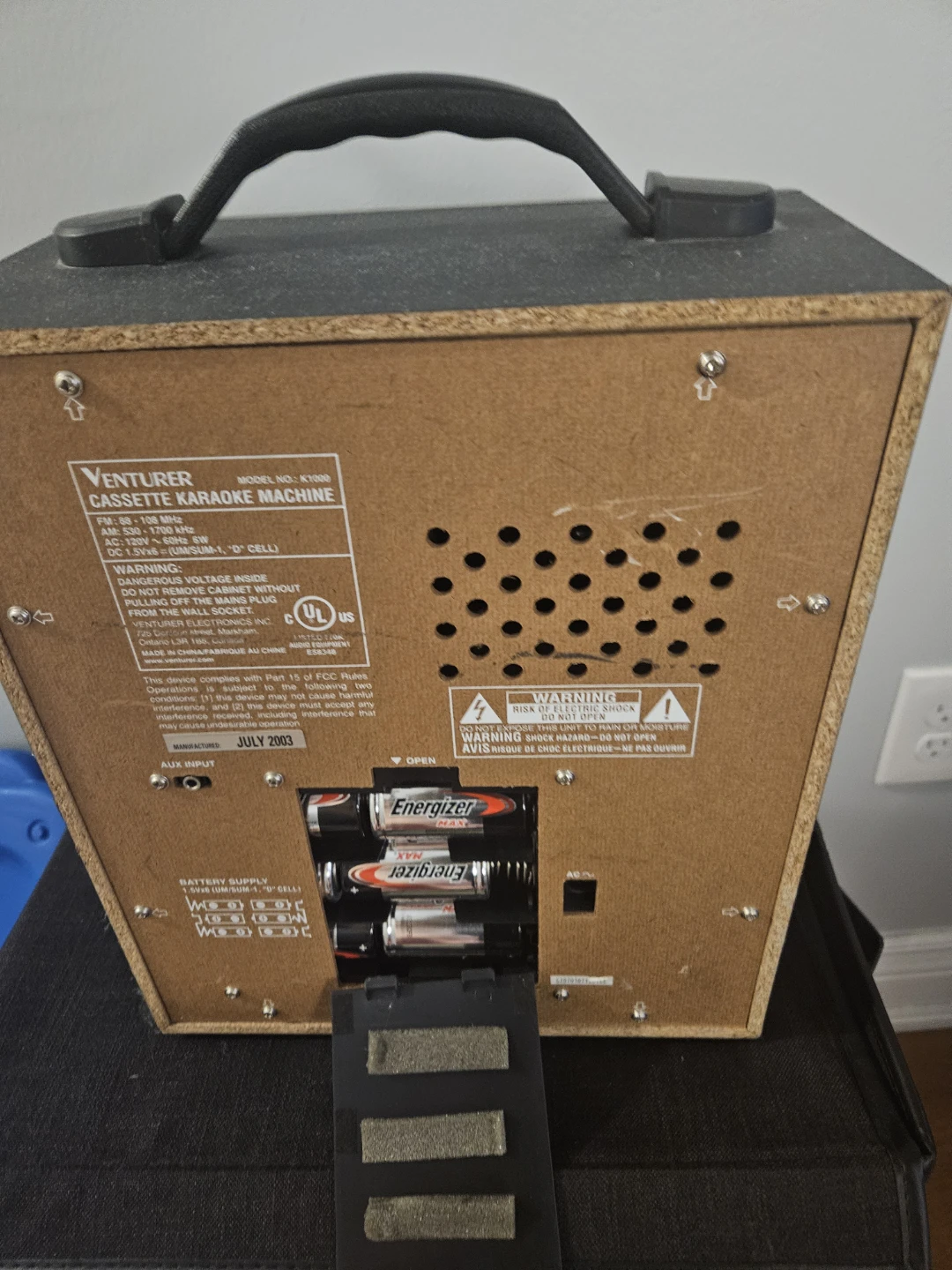 Venturer Cassette Karaoke Machine - photo 3