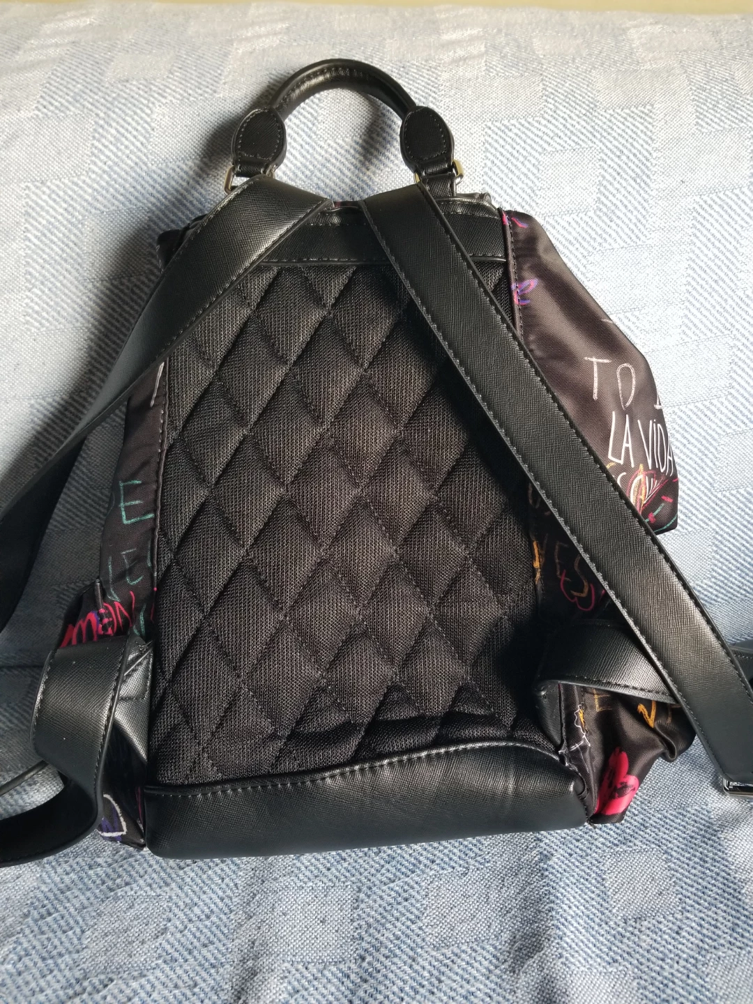 Desigual designer graffiti backpack - photo 3