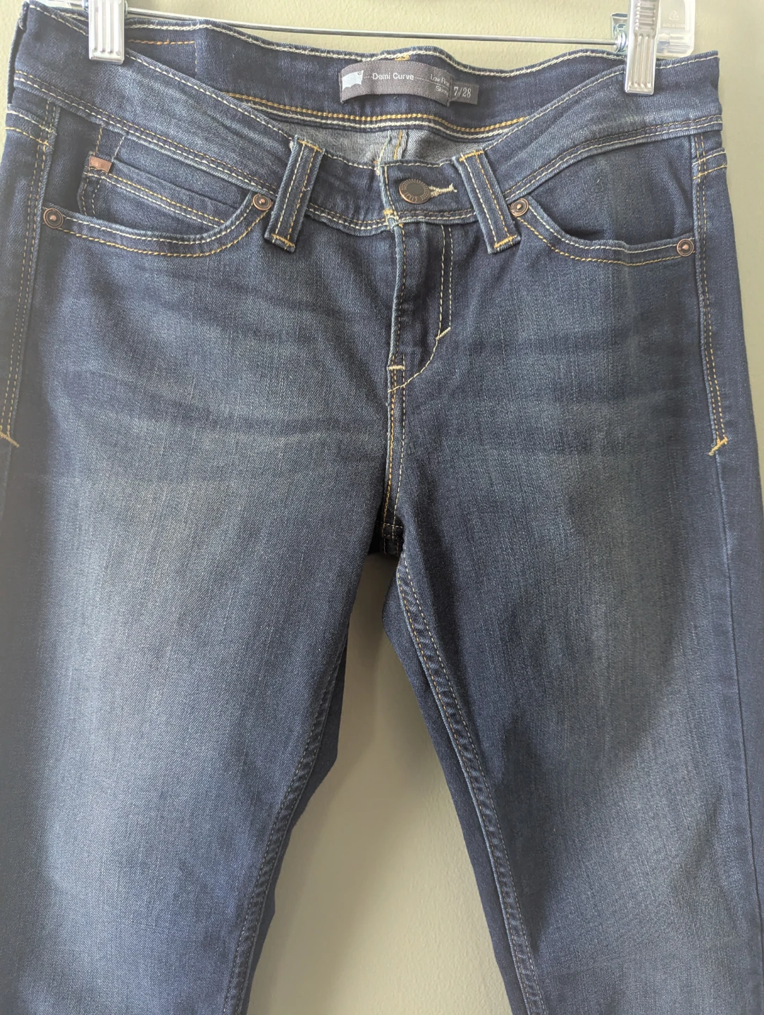 Levi's Demi Curve Low Rise Skinny Jeans 7/28 - photo 2