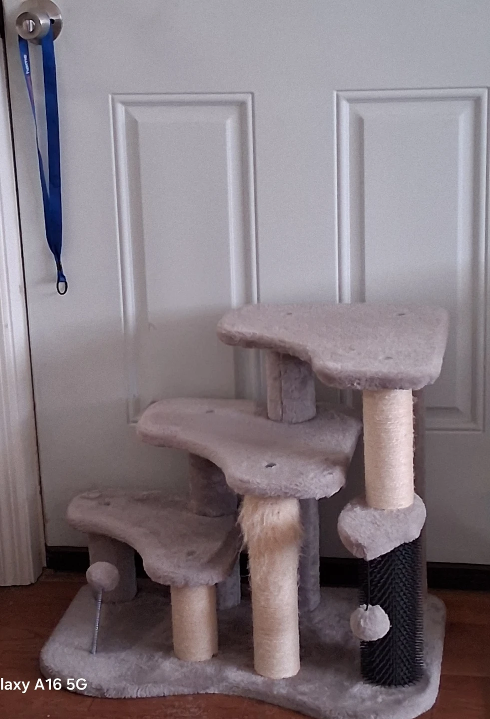 Gray Multi-Level Cat Tree with Scratching Post - photo 3