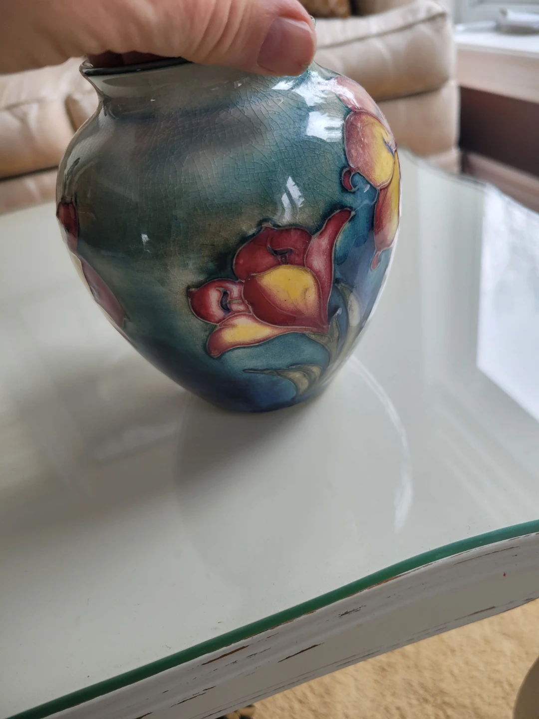 Vtg. MOORECROFT  Freesia/Africa Lilly Design - photo 5